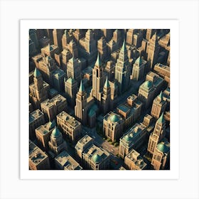 Cityscape 20 Art Print