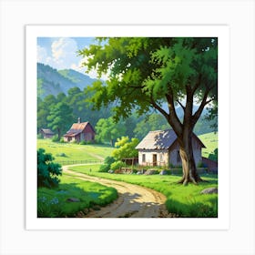 Leonardo Anime Xl A Mesmewers Into A Tranquil World This Breat 3 (3) Art Print