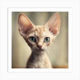 Sphynx Cat Art Print