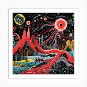 'Alien Planet' Art Print
