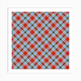 Plaid Pattern 42 Art Print