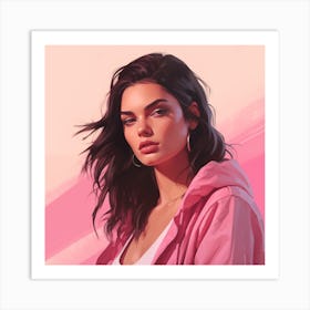 Grand theft auto Kendall Jenner 5 Art Print