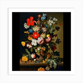 Flowers In A Vase 2 Art Print