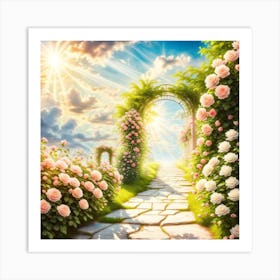 Rose Garden3 Art Print