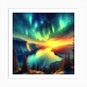 Aurora S Symphony 18 Art Print