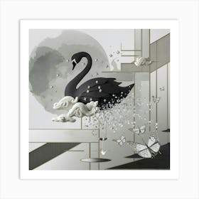 Black Swan Art Print