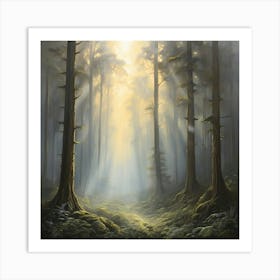 Forest Path Art Print