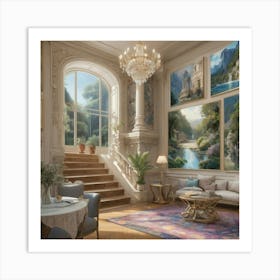 Living Room Art Print Art Print