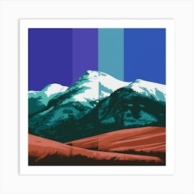 Mountain Range 1 Art Print