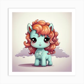 Cute Pony 4 Art Print