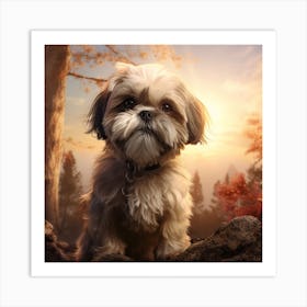 Shih Tzu 2 Art Print