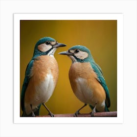 Pair Of Birds Art Print