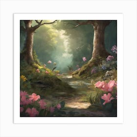 Forest Path 2 Art Print