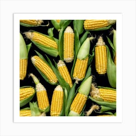 Sweetcorn As A Logo (72) Art Print