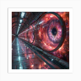 Space Tunnel 1 Art Print