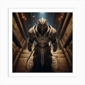 Knight In Armor 3 Art Print