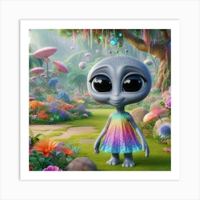 Baby grey Art Print