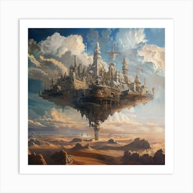 Stockcake Floating Desert City 1719974955 1 Art Print