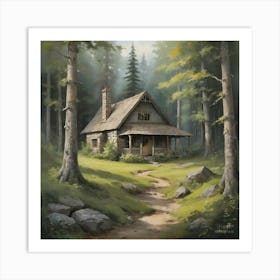 Cabin In The Woods 2 Art Print