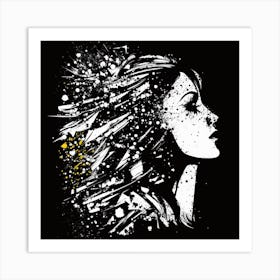 Woman'S Head 1 Art Print