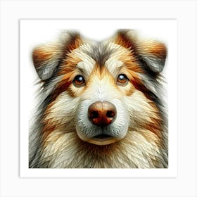 Portrait Of A Dog 4 Art Print