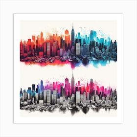 New York City Canvas Print 3 Art Print