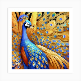 Peacock 1 Art Print