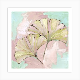 Ginkgo Leaves 1 Art Print