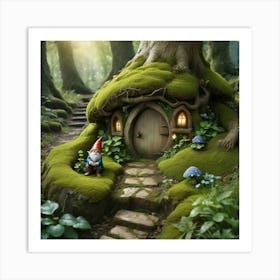 Gnome House Art Print