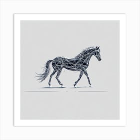 Abstract Horse Art Print