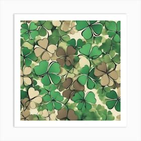 Shamrocks Art Print