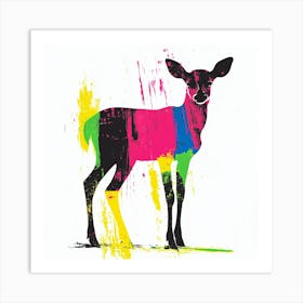 Deer Canvas Print Art Print