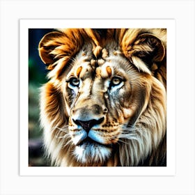 Lion Portrait 29 Art Print