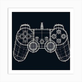 Video Game Controller 4 Art Print