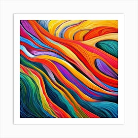 Rainbows of Abstract Art Print