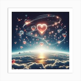 Love symbol Art Print