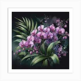 Orchids 1 Art Print