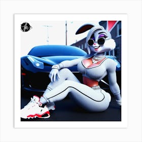 Jordan Ferrari Bunny Art Print