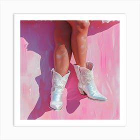 Cowboy Boots 2 Art Print