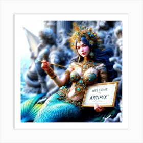 Mermaid 2 Art Print