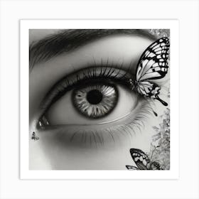 Black and white beauty  Art Print