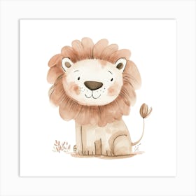 Lion Print Art Print