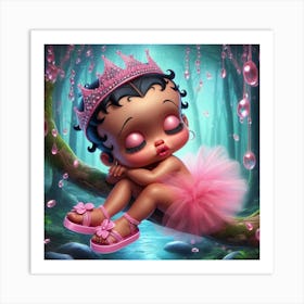 Babe In Pink Art Print