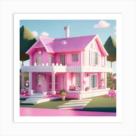 Barbie Dream House (910) Art Print