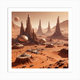 Red Planet Art Print