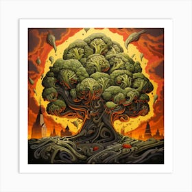 Apocalypse Tree Art Print