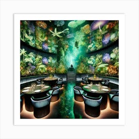 The Interior Of The Venomous Orchid, A Luxurious Art Print