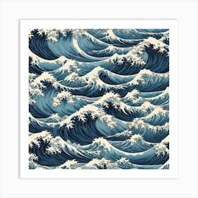 The Great Wave off Kanagawa Art Print