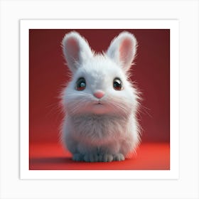 Cute Bunny 12 Art Print