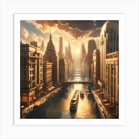 Cityscape 23 Art Print